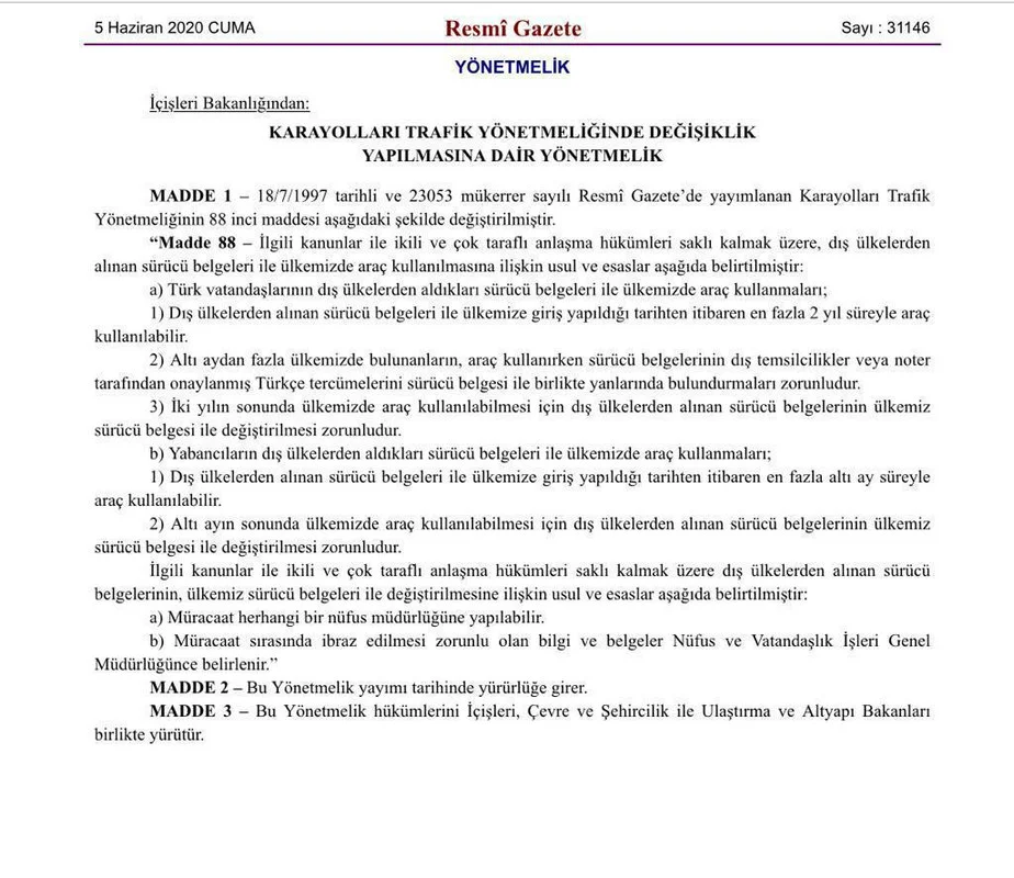 Avrupa'lılar dikkat Türkiye'de değişen trafik kuralları
