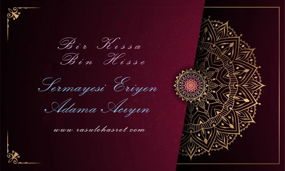 Sermayesi Eriyen Adama Acıyın