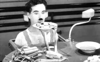 Charlie Chaplin - Tam Otomatik Yemek Yedirme Makinesi