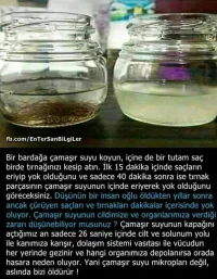 Çamaşır suyunun zehir etkisi