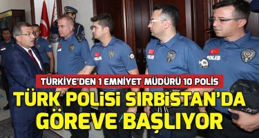 Sırbistan Sıla Yolu Projesi Kapsamında Polislerimiz Sırbistan'a Uğurlandı.