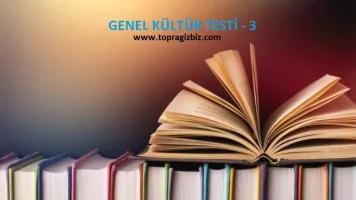 Genel Kültür Testi-3