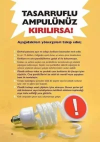 Evimizde tasarruflu ampüller kırılırsa ne yapmalıyız?çok önemli