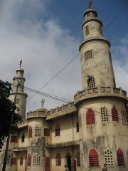 Parakou'da bulunan bir camii 