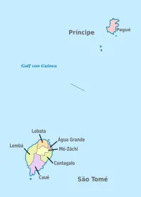 São Tomé ve Príncipes il ve ilçeleri 