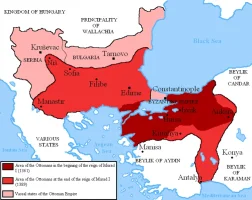 1.Murad Devrinde Osmanlı toprakları