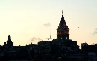 Galata Kulesi Akşamüstü