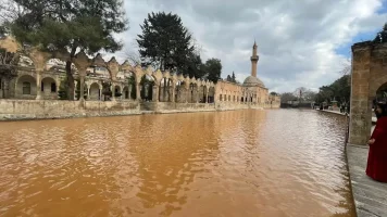 Şanlıurfa'daki Balıklıgöl'ün Rengi Depremden Sonra Değişti