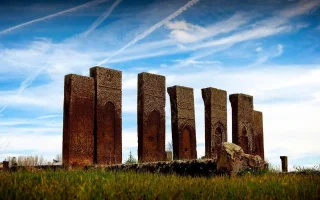 Urartu ve Osmanlı Eski Yerleşimi Ahlat Mezar Taşları - Bitlis