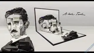 Nikola Tesla - 3 Boyutlu Anamorfoz