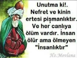 Ey Nefreti İle Gezen Nefret Sahibi, Az Ol İnsan