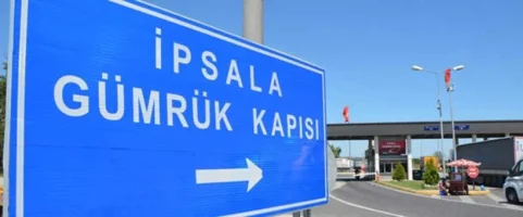 İpsala Sınır Kapısı'nda Geçişler Geçici Olarak Durdu